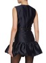 背面 - 点击放大 - SELF-PORTRAIT - Flounced Taffeta Mini Dress