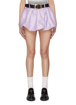 首图 - 点击放大 - SELF-PORTRAIT - Bubble Hem Taffeta Skort
