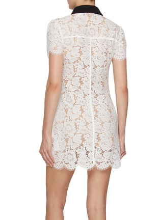 背面 - 点击放大 - SELF-PORTRAIT - Contrast Lace Mini Skirt
