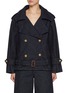 首图 - 点击放大 - SELF-PORTRAIT - Dark Wash Denim Trench Jacket