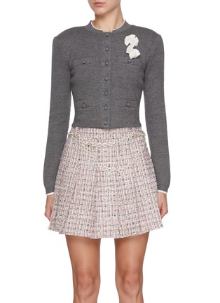 首图 - 点击放大 - SELF-PORTRAIT - Crochet Flower Knit Cardigan