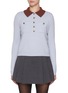 首图 - 点击放大 - SELF-PORTRAIT - Contrast Collar Knit Top