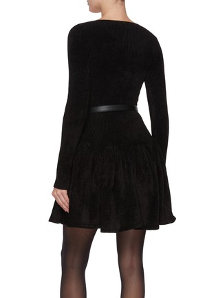背面 - 点击放大 - SELF-PORTRAIT - Chenille Knit Mini Dress