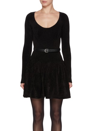 首图 - 点击放大 - SELF-PORTRAIT - Chenille Knit Mini Dress