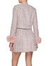 背面 - 点击放大 - SELF-PORTRAIT - Faux Fur Cuff Embellished Bouclé Jacket