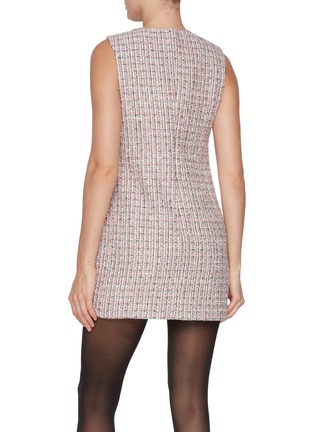 背面 - 点击放大 - SELF-PORTRAIT - Sleeveless Bouclé Mini Dress