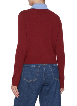 背面 - 点击放大 - SELF-PORTRAIT - Contrast Collor Knit Top