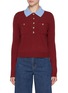 首图 - 点击放大 - SELF-PORTRAIT - Contrast Collor Knit Top