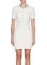 首图 - 点击放大 - SELF-PORTRAIT - Crystal Embellished Textured Knit Mini Dress