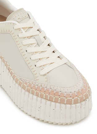细节 - 点击放大 - CHLOÉ - Nama Leather Women's Platform Sneakers