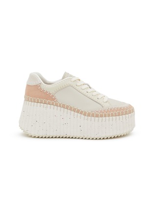 首图 - 点击放大 - CHLOÉ - Nama Leather Women's Platform Sneakers