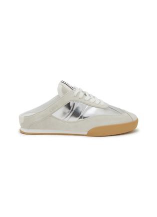 首图 - 点击放大 - CHLOÉ - Kick Sabot Metallic Panel Suede Women's Sneakers