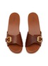 细节 - 点击放大 - CHLOÉ - Jeannette Leather Wooden Clogs