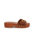 首图 - 点击放大 - CHLOÉ - Jeannette Leather Wooden Clogs