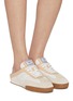 模特儿示范图 - 点击放大 - CHLOÉ - Kick Sabot Leather Suede Women's Sneakers