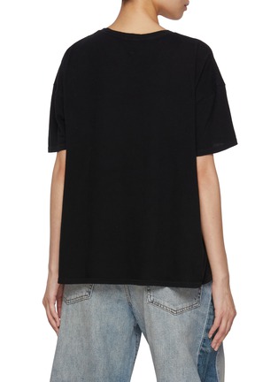 背面 - 点击放大 - R13 - What The Hell Print Relaxed Cotton Cashmere T-Shirt