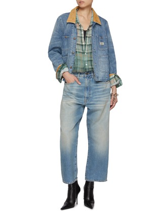 模特儿示范图 - 点击放大 - R13 - X-BF Light Wash Jeans
