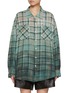 首图 - 点击放大 - R13 - Gradient Checkered Cotton Work Shirt