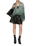 模特儿示范图 - 点击放大 - R13 - Gradient Checkered Cotton Work Shirt