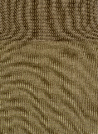 细节 - 点击放大 - FALKE - Fine Shadow Stripe Crew Socks