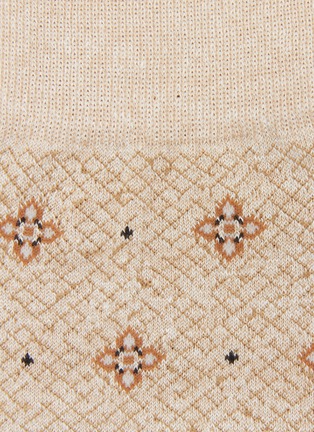 细节 - 点击放大 - FALKE - Mosaic Floor Crew Socks