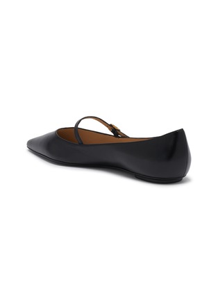  - STUART WEITZMAN - Emilia Leather Mary Jane Flats