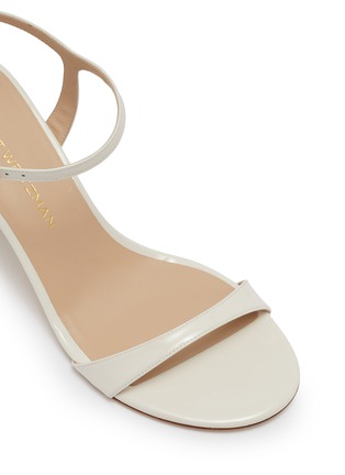 细节 - 点击放大 - STUART WEITZMAN - Babette 85 Patent Leather Heeled Sandals