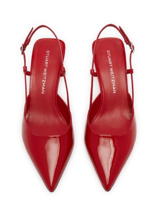 细节 - 点击放大 - STUART WEITZMAN - Vinnie 50 Patent Leather Slingback Pumps