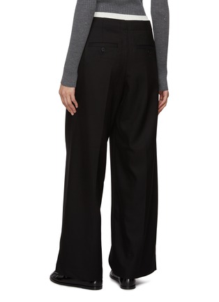 背面 - 点击放大 - MO&CO. - Wide Leg Layered Waist Pants