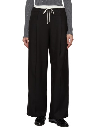 首图 - 点击放大 - MO&CO. - Wide Leg Layered Waist Pants