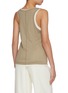 背面 - 点击放大 - MO&CO. - Scoop Neck Layerd Look Cotton Tank Top