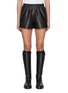 首图 - 点击放大 - MO&CO. - Elasticated Leather Shorts