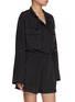 细节 - 点击放大 - MO&CO. - V-neck Drawstring Cargo Jumpsuit