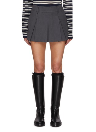 首图 - 点击放大 - MO&CO. - Pleated Mini Skirt