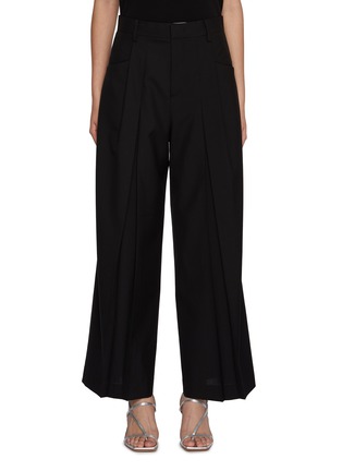 首图 - 点击放大 - MO&CO. - Pleated Wide Leg Wool Blend Pants