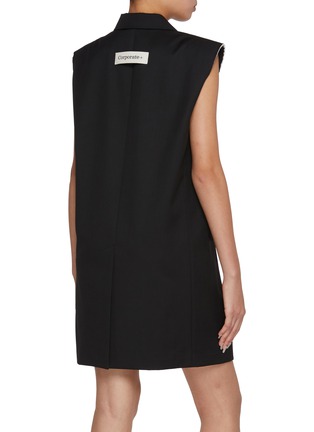 背面 - 点击放大 - MO&CO. - Tailored Sleeveless Wool Blend Blazer Dress
