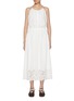 首图 - 点击放大 - MO&CO. - Eyelet Cotton Shift Dress