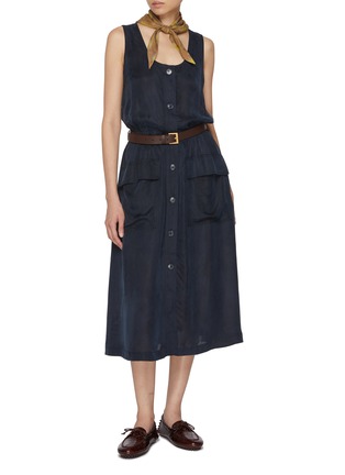 模特儿示范图 - 点击放大 - MO&CO. - Cargo Style Midi Dress