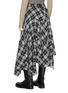 背面 - 点击放大 - MO&CO. - Checkered Asymmetrical Maxi Skirt