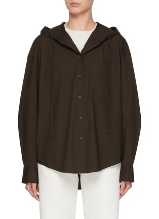 首图 - 点击放大 - MO&CO. - Hooded Shirt Jacket