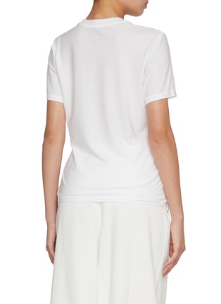 背面 - 点击放大 - MO&CO. - Crewneck Cotton T-shirt