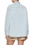 背面 - 点击放大 - MO&CO. - Embroidered Light Wash Denim Shirt