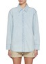 首图 - 点击放大 - MO&CO. - Embroidered Light Wash Denim Shirt