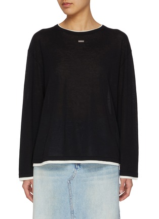 首图 - 点击放大 - MO&CO. - Layered Look Knit Sweater