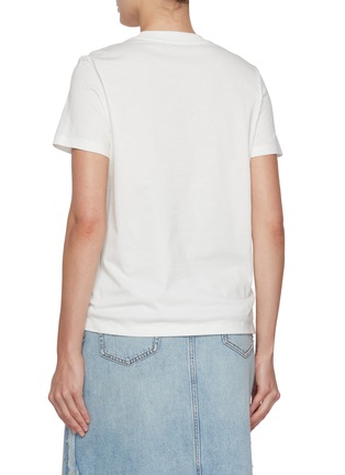 背面 - 点击放大 - MO&CO. - Cat Graphic Cotton T-shirt