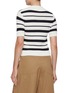 背面 - 点击放大 - MO&CO. - Open Collar Stripe Knit Top