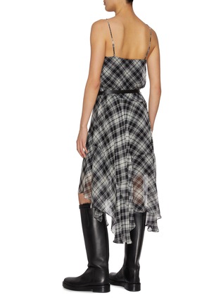 背面 - 点击放大 - MO&CO. - Checkered Asymmetrical Dress