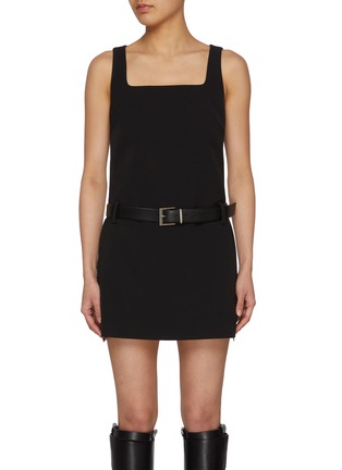 首图 - 点击放大 - MO&CO. - Square Neck Mini Dress