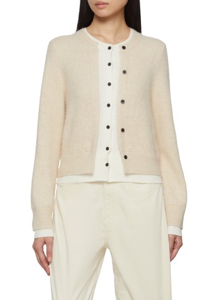 首图 - 点击放大 - MO&CO. - Layered Round Neck Cardigan