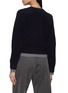 背面 - 点击放大 - MO&CO. - Layered Round Neck Cardigan